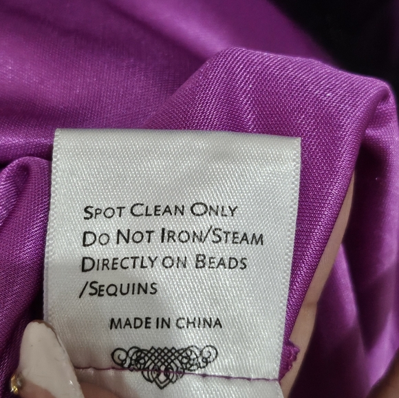 Nwt Sue Wong 1920's Flapper Beaded Elegant Coquette Dress Size 10. - Picture 15 of 16